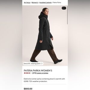 Arc'teryx Patera Parka Women's Black